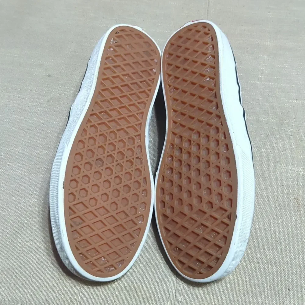 Vans Asher Sunflower‎ Checkerboard Sneaker Shoes 4 Sunflowers